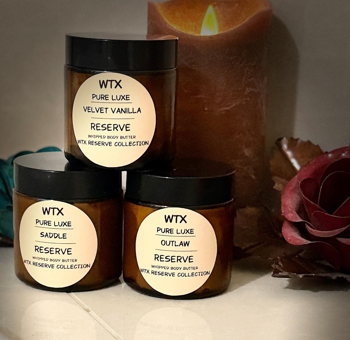 WTX Whipped Body Butter and Dry Body Oil Set