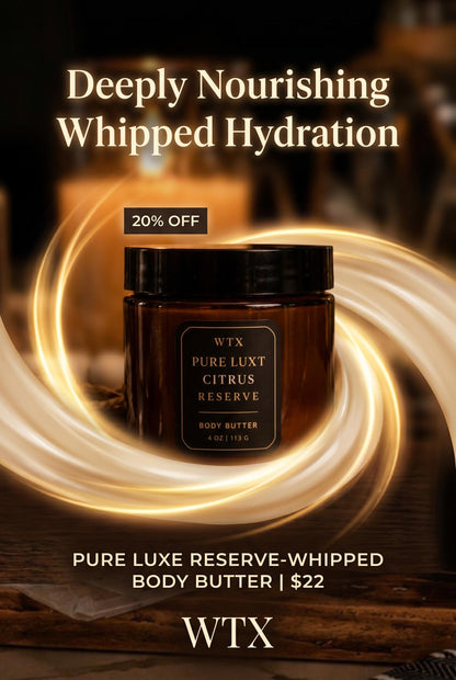 WTX Whipped Body Butter and Dry Body Oil Set